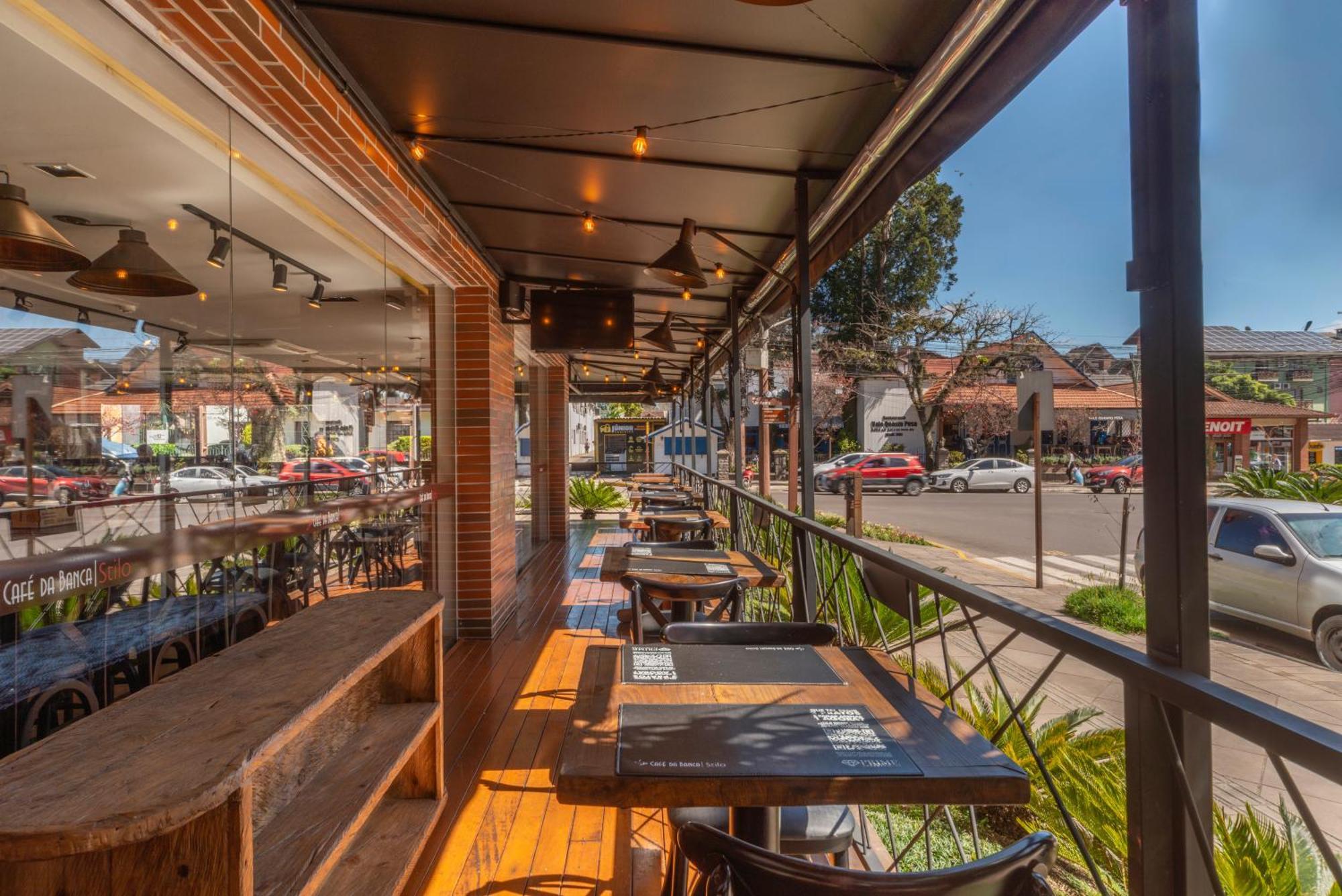Hotel Laghetto Stilo Centro グラマド エクステリア 写真 The patio at the restaurant